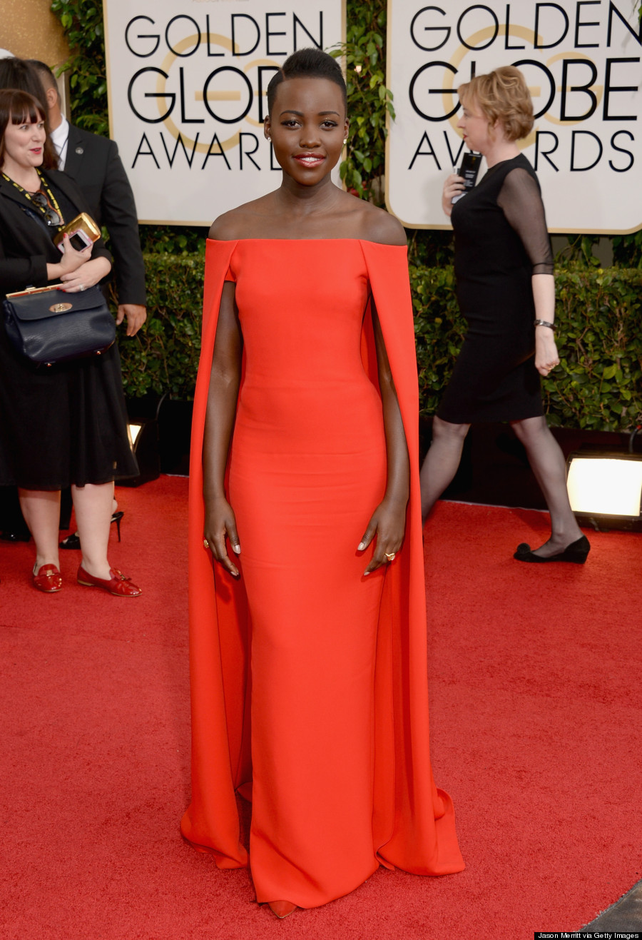 BEVERLY HILLS, CA - JANUARY 12: Actress Lupita Nyong'o attends the 71st Annual Golden Globe Awards held at The Beverly Hilton Hotel on January 12, 2014 in Beverly Hills, California. (Photo by Jason Merritt/Getty Images)